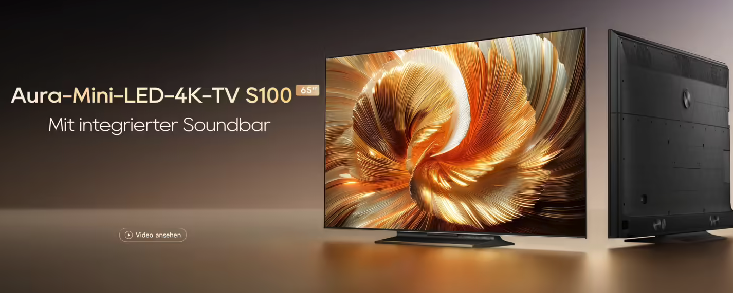 追觅S100智能电视登陆欧洲市场 4K Mini LED+全景声打造沉浸体验